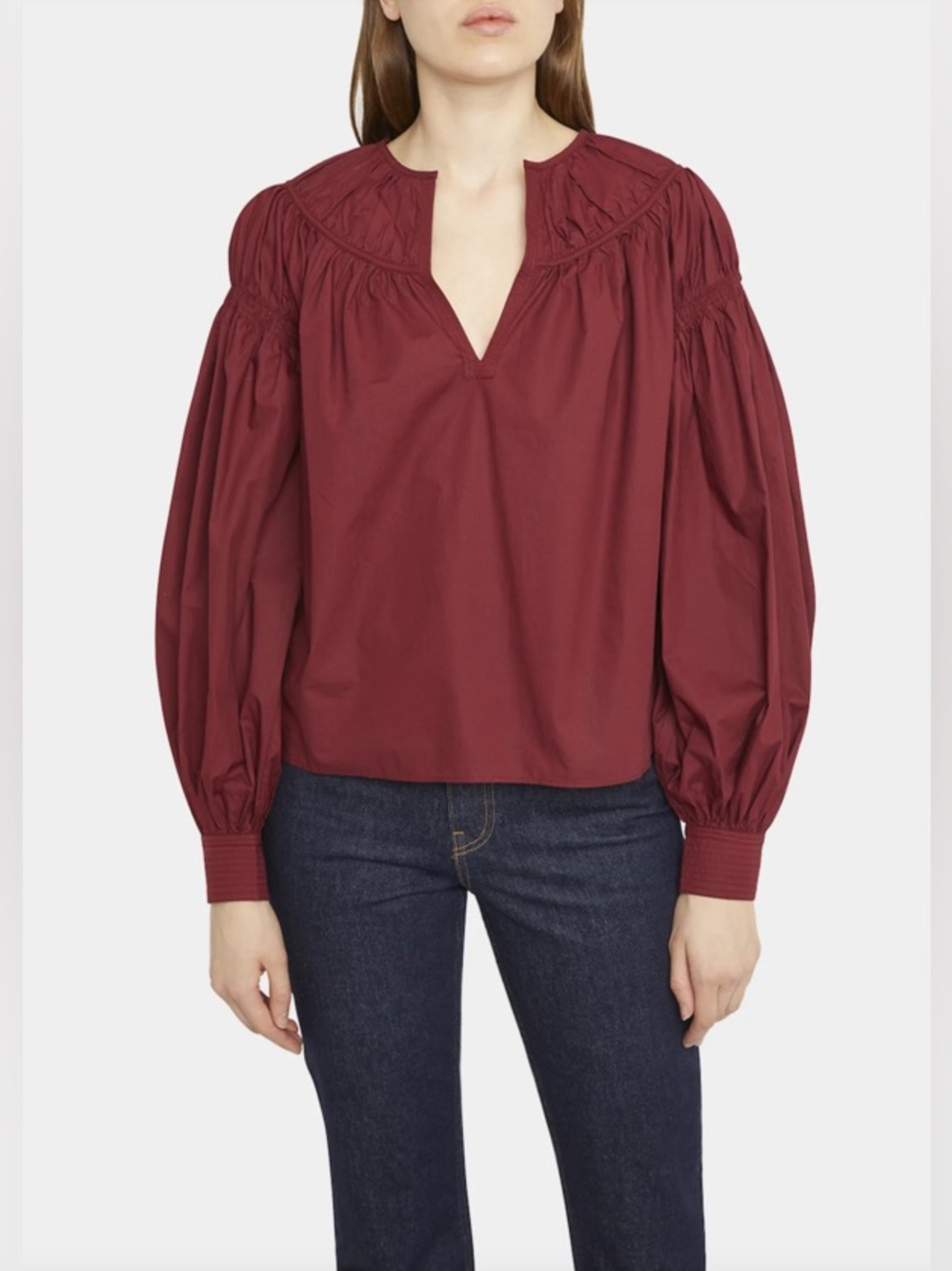 Ulla Johnson Ora Blouse NWOT (flaw) PTP 24”